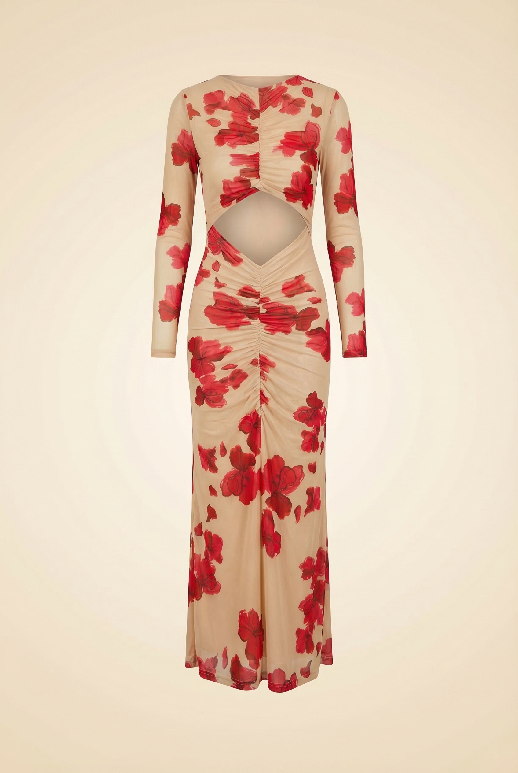 Suzie Floral Long Sleeve Reversible Maxi Dress