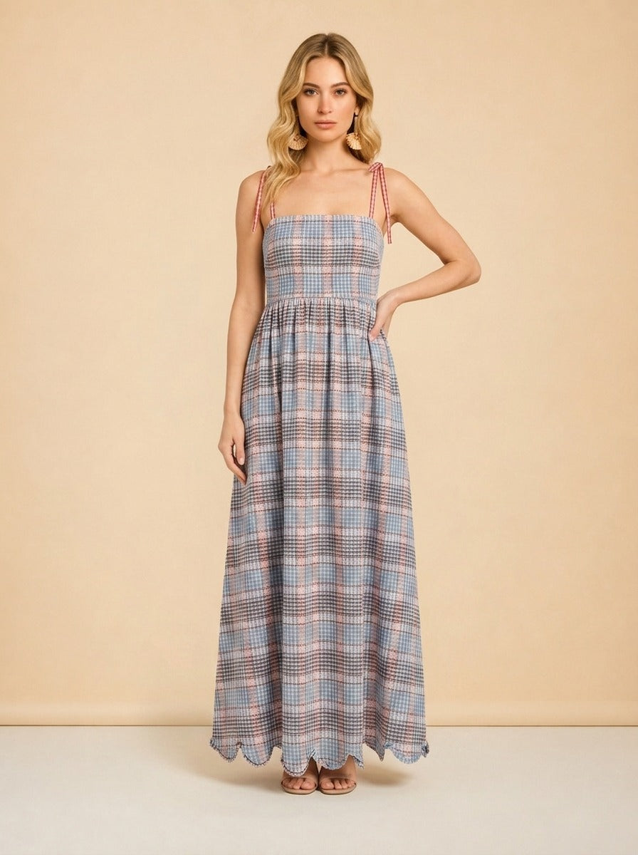 Harbor Plaid model_front