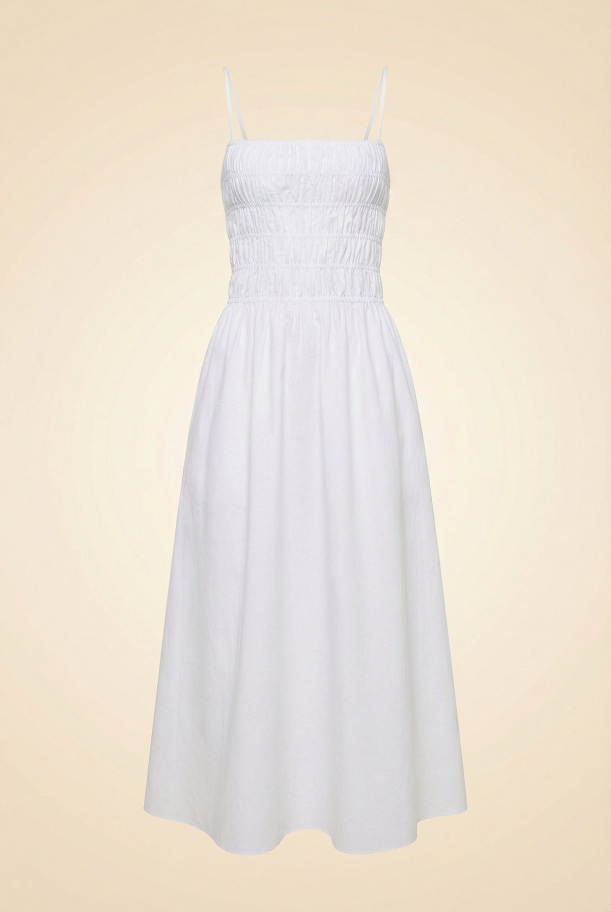 Delta Midi Dress Optic White