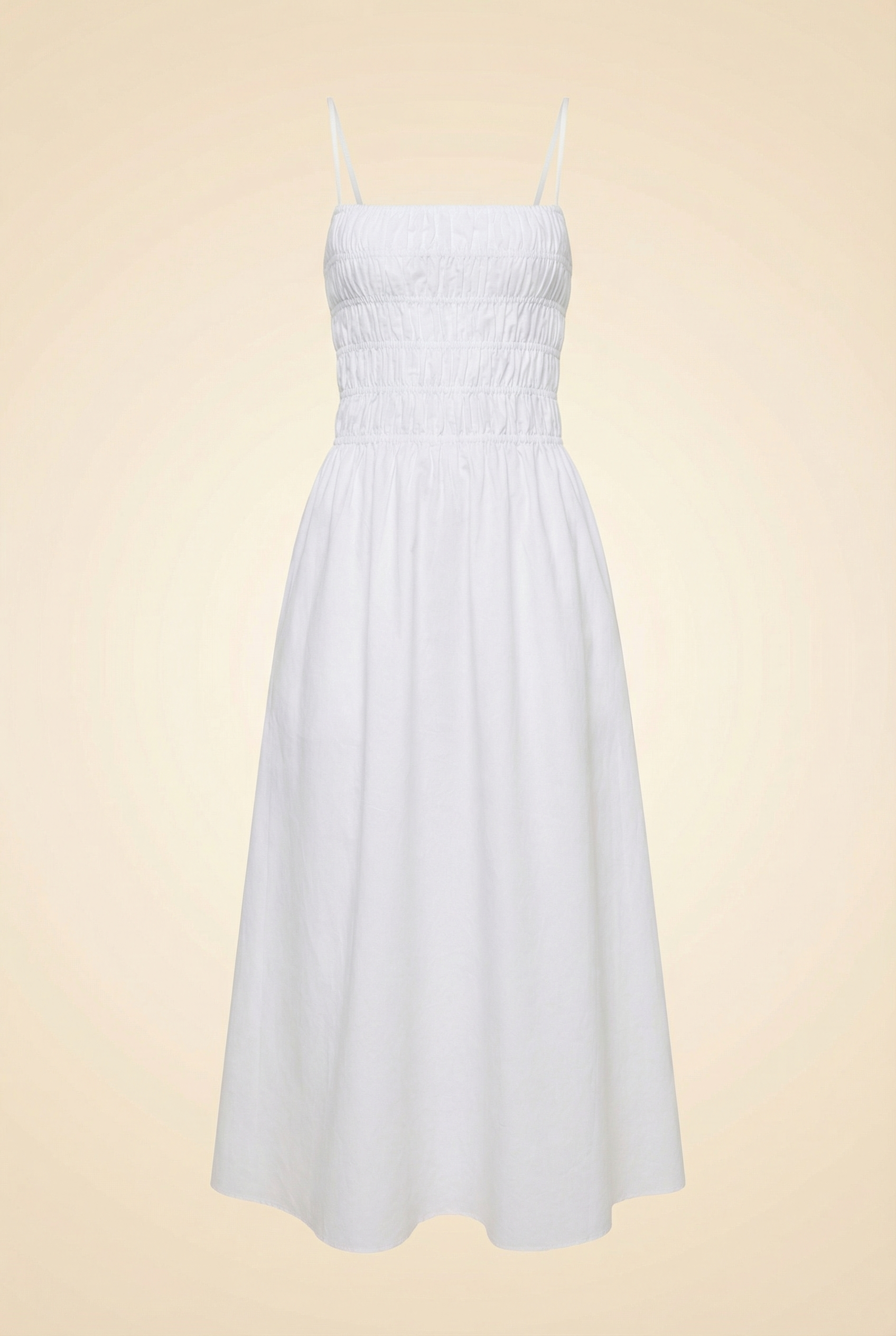 Delta Midi Dress Optic White