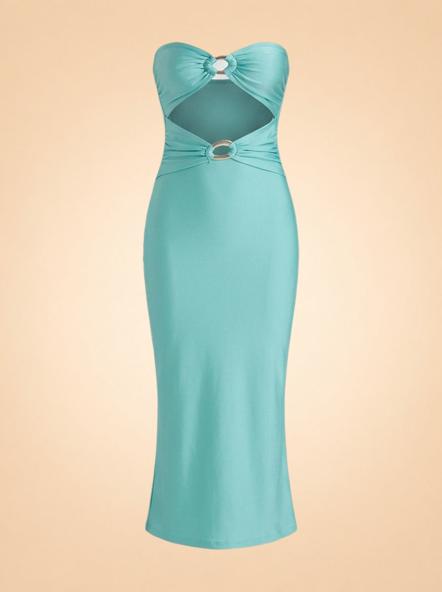 Ida Midi Dress ghost_front