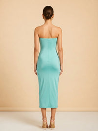 Ida Midi Dress model_back