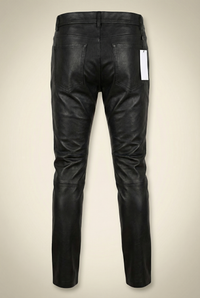 Slim Leather Pants