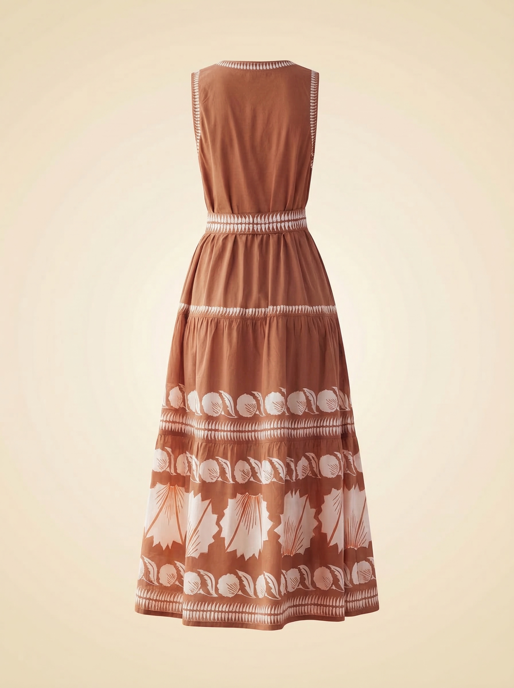 Omika Emeline Maxi in Marla Cardamom - back