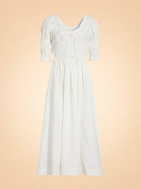 Ischia Puff-Sleeve Dress