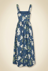 Floral Scoop Neck Dress