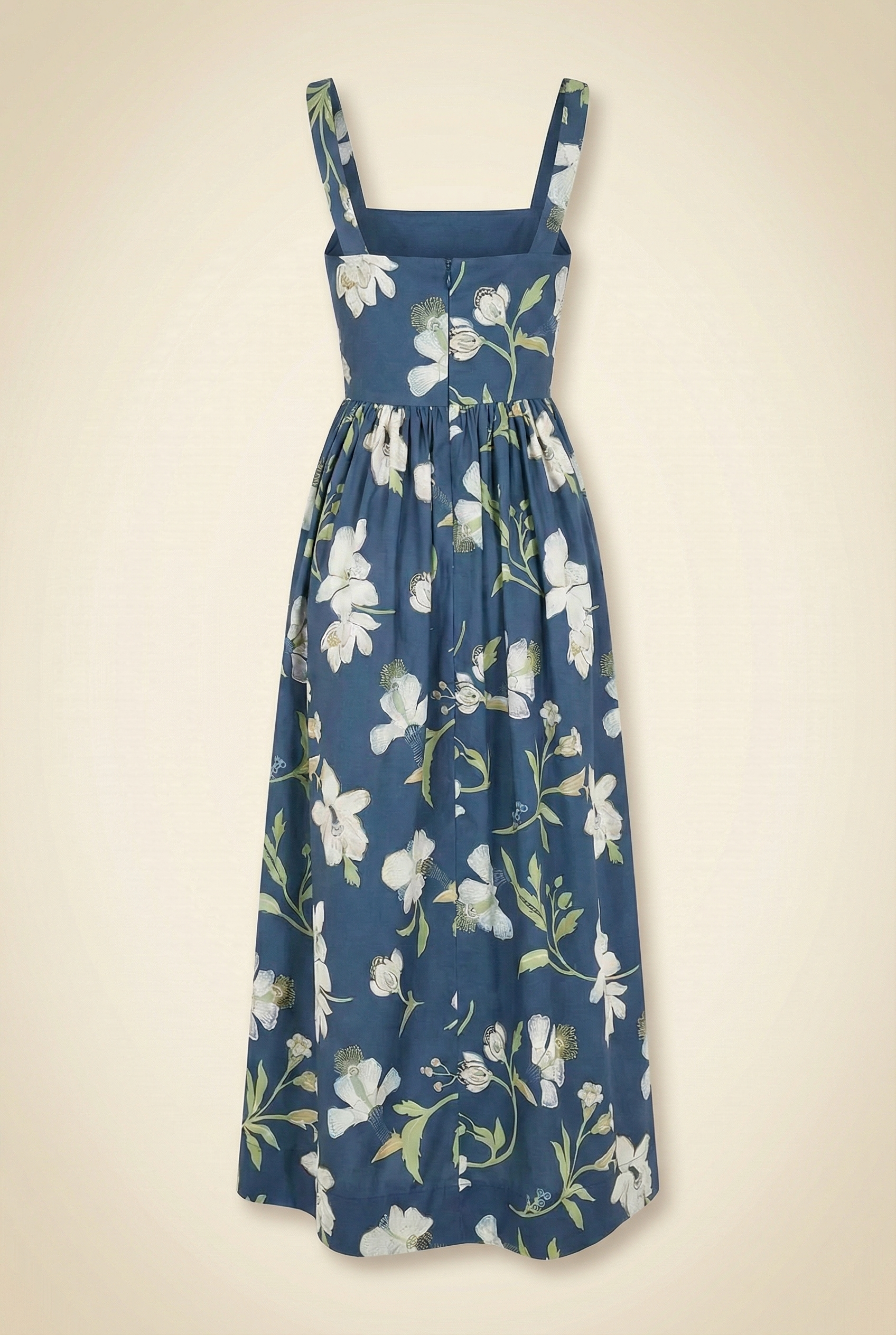 Floral Scoop Neck Dress
