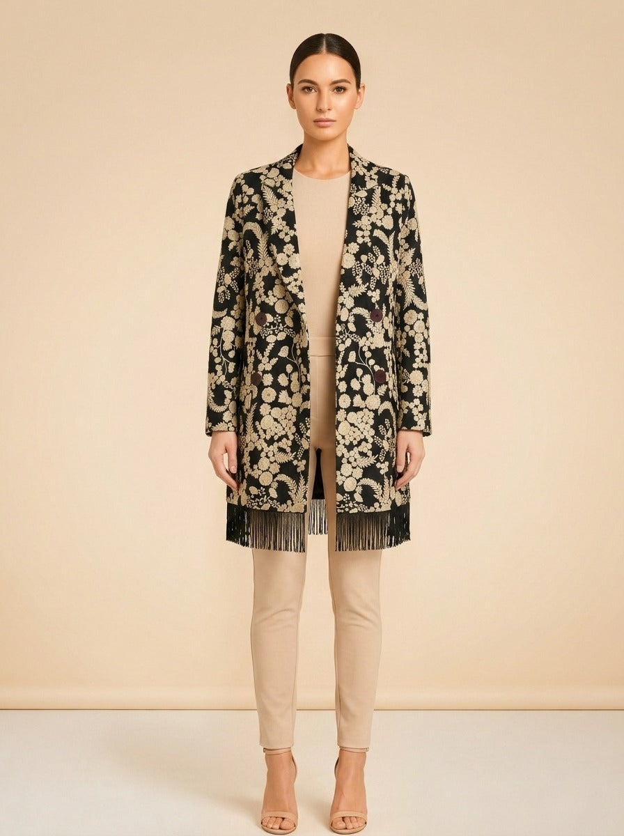 Floral Print Blazer