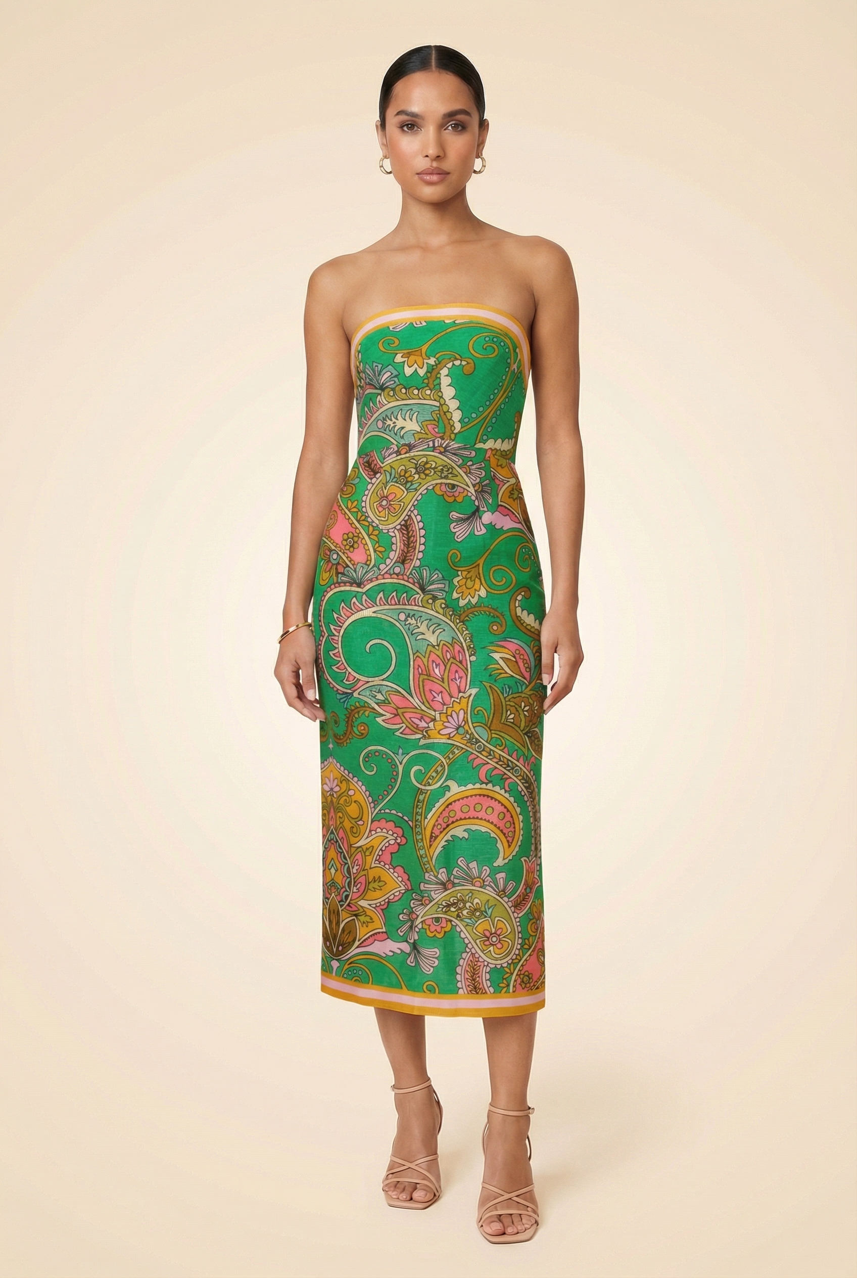 Alemais Marion Fitted Bodice Dress - model