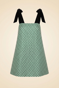 Green Gingham Dress