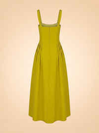 M.G. Style Jen A-Line Square Neck Sleeveless Maxi Dress ghost_back