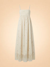 Meadow Beaded Fringe Midi Dress ghost_front