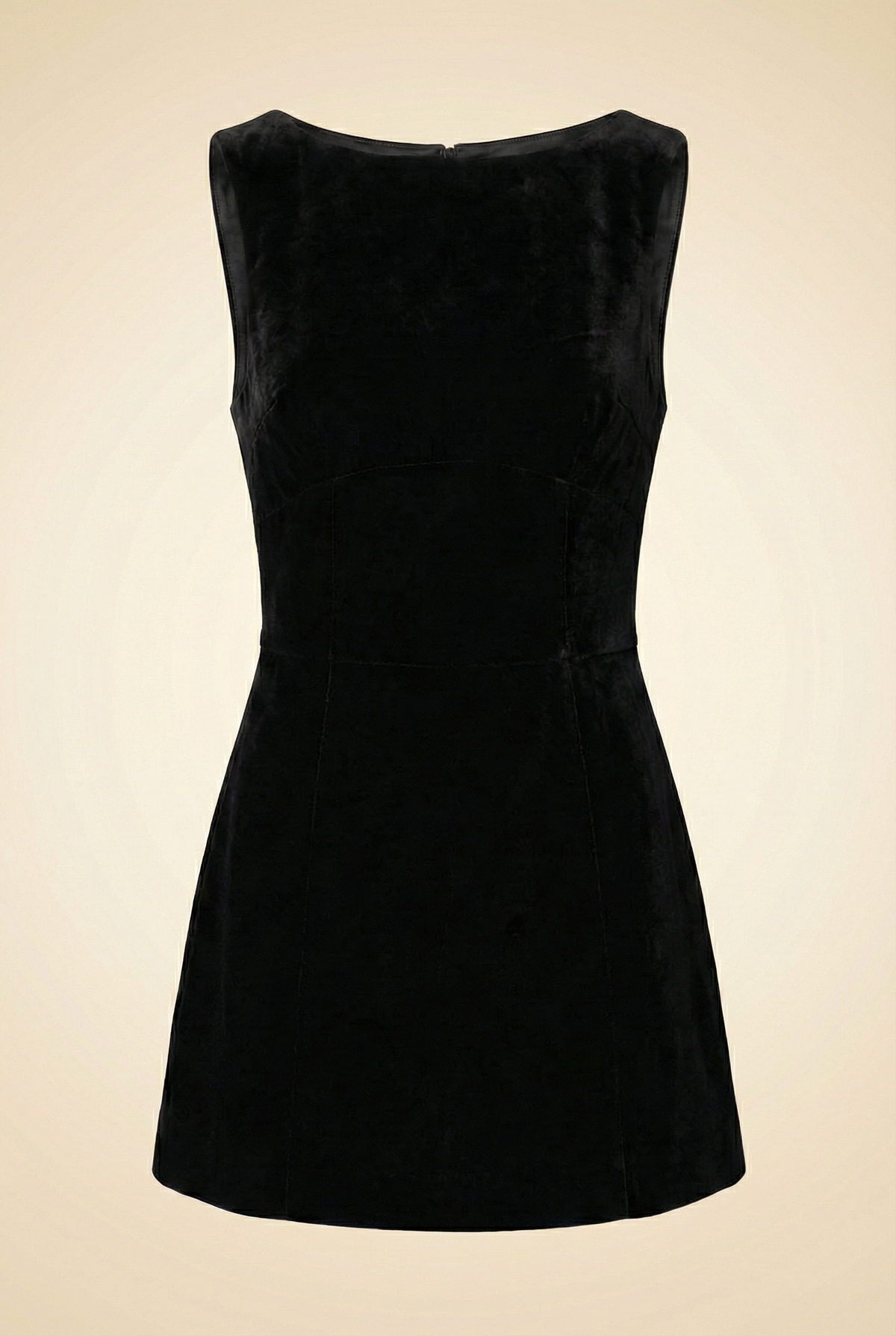 Michaela Cutout Bow-Embellished Velvet Mini Dress