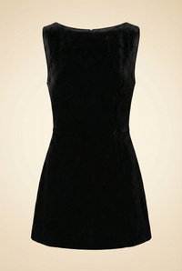 Michaela Cutout Bow-Embellished Velvet Mini Dress