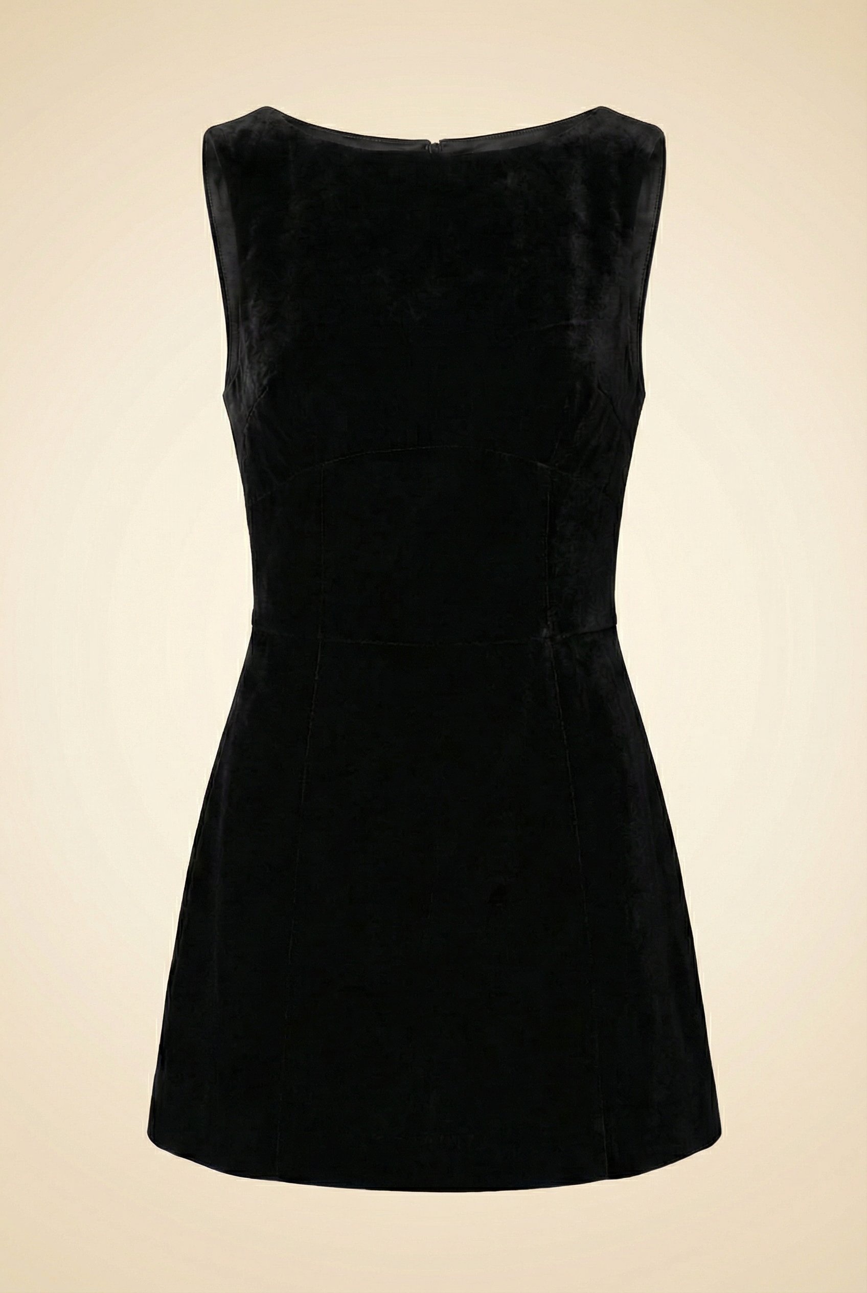 Michaela Cutout Bow-Embellished Velvet Mini Dress