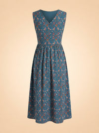 Navy & pink dress ghost_back