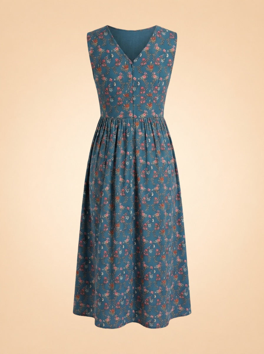 Navy & pink dress ghost_back