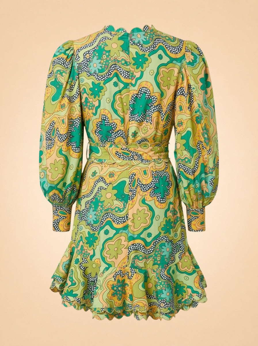 Orquidea Satin Viscose Dress