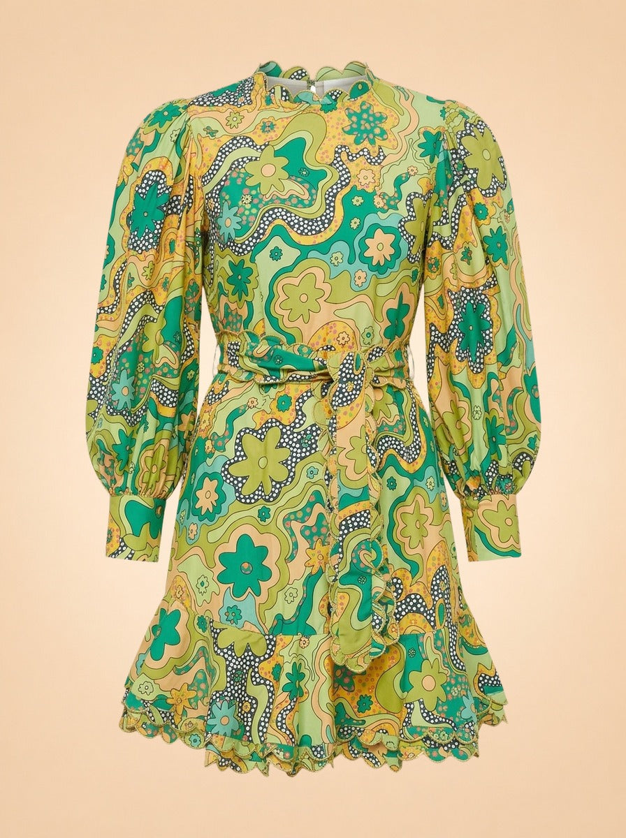 Orquidea Satin Viscose Dress