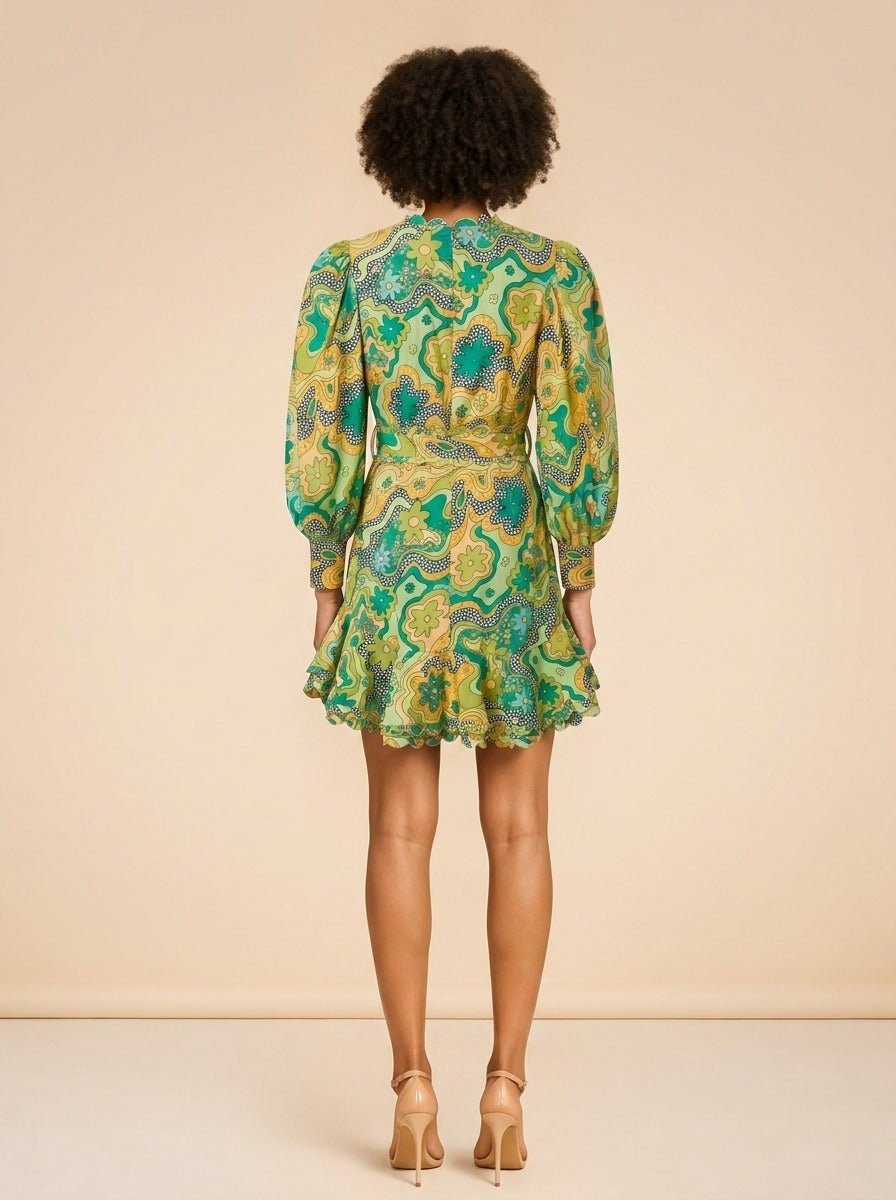 Orquidea Satin Viscose Dress