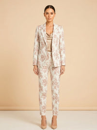 Paige Chelsee Floral Blazer model_front