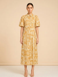 Paisley Print Long Dress