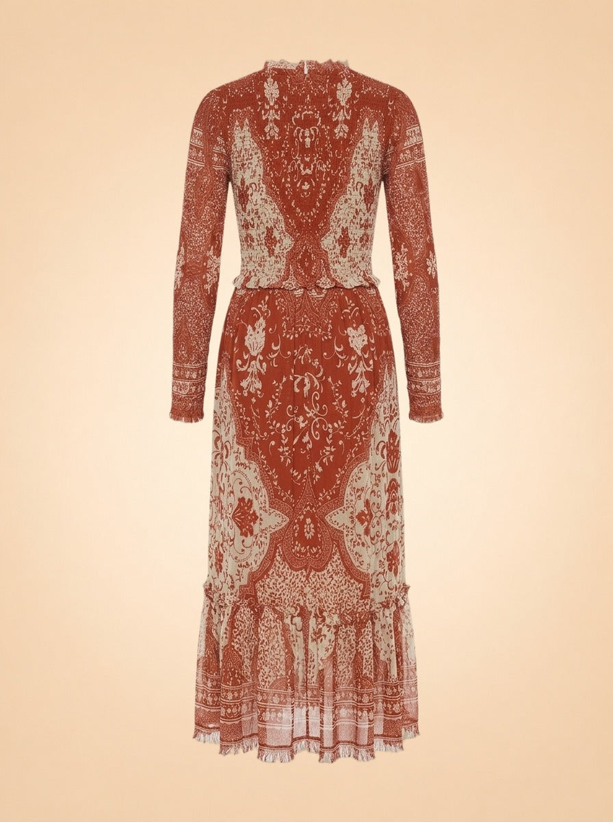 Paisley Print Maxi