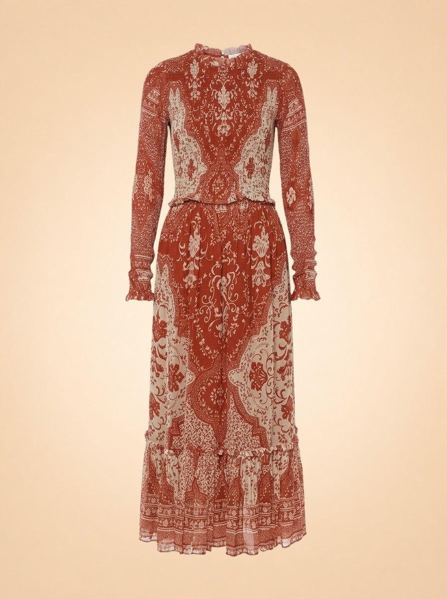 Paisley Print Maxi
