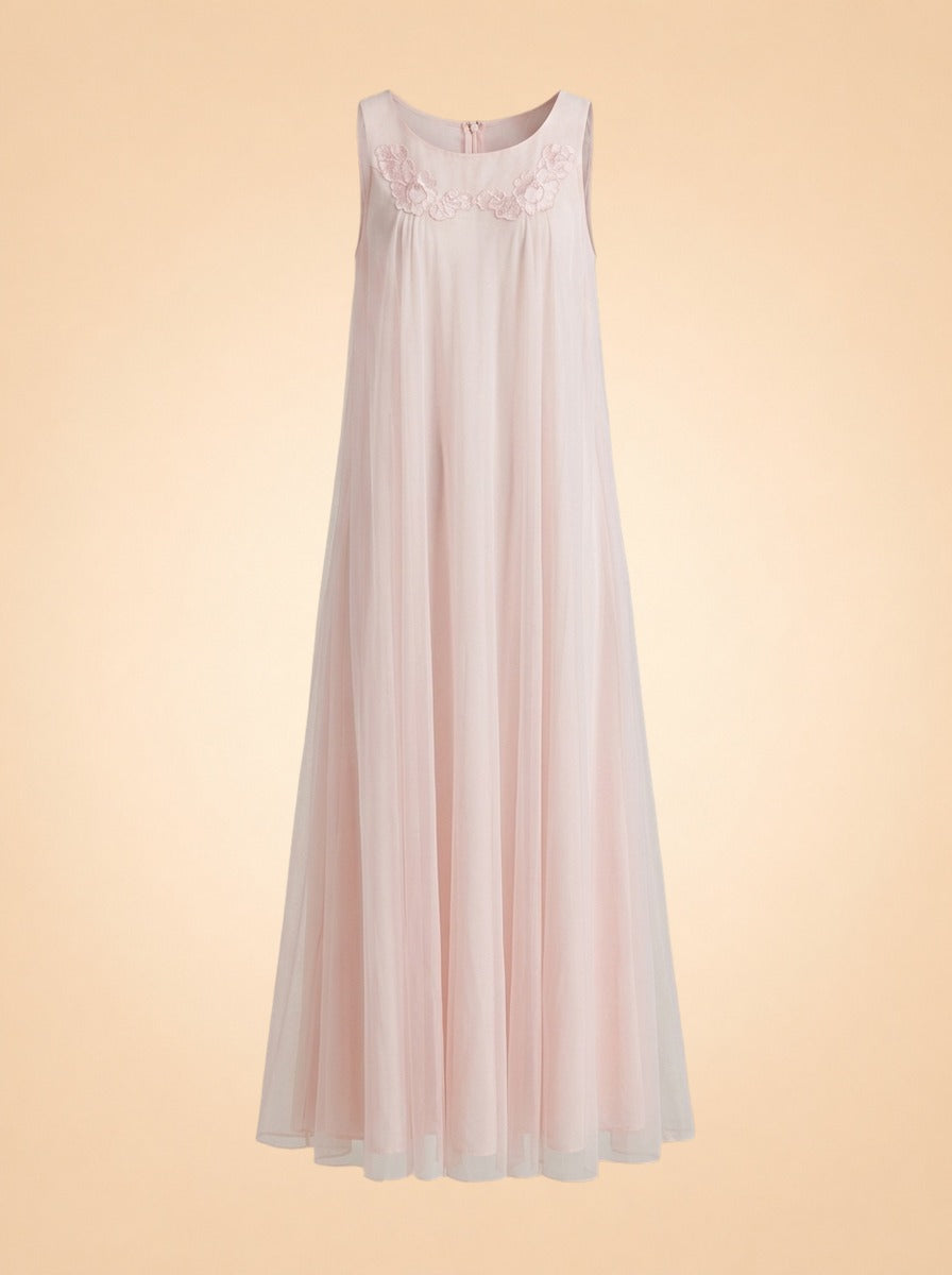 Pink bridal dress ghost_front