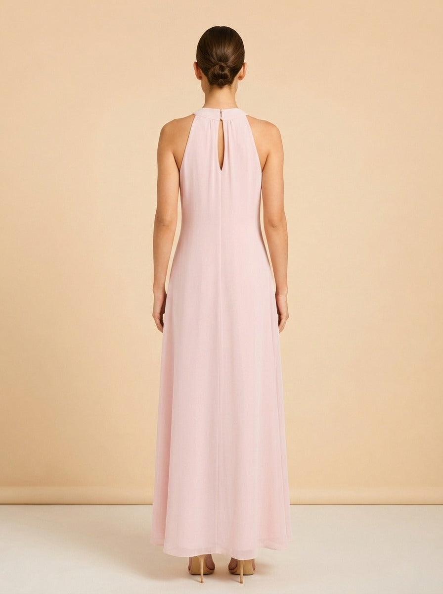 Pink bridal dress model_back