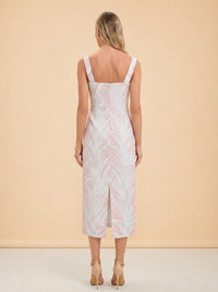 Pink Pineapple Long Slip Dress — Coco Shop
