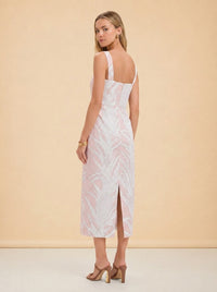 Pink Pineapple Long Slip Dress — Coco Shop
