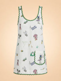 Play Embroidered Mini Dress ghost_front