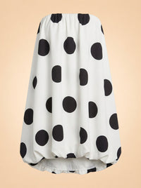 Polka Dot Bubble Mini Dress — endless rose