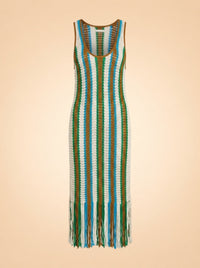 Printed Midi Length Dress
