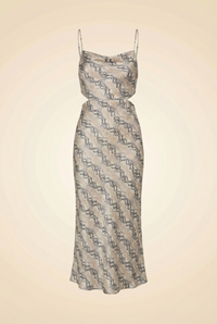 Python Midi Dress