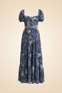Floral Tiered Midi Dress