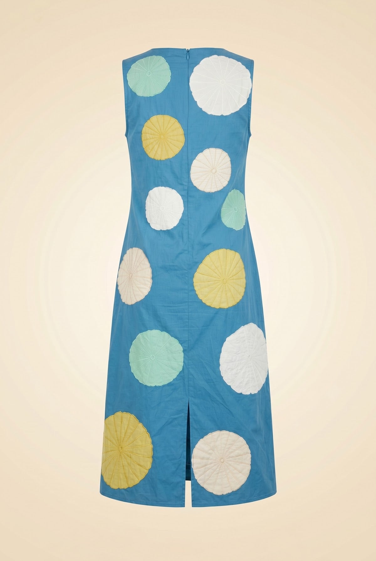 Mosaic Embroidery Waller Dress