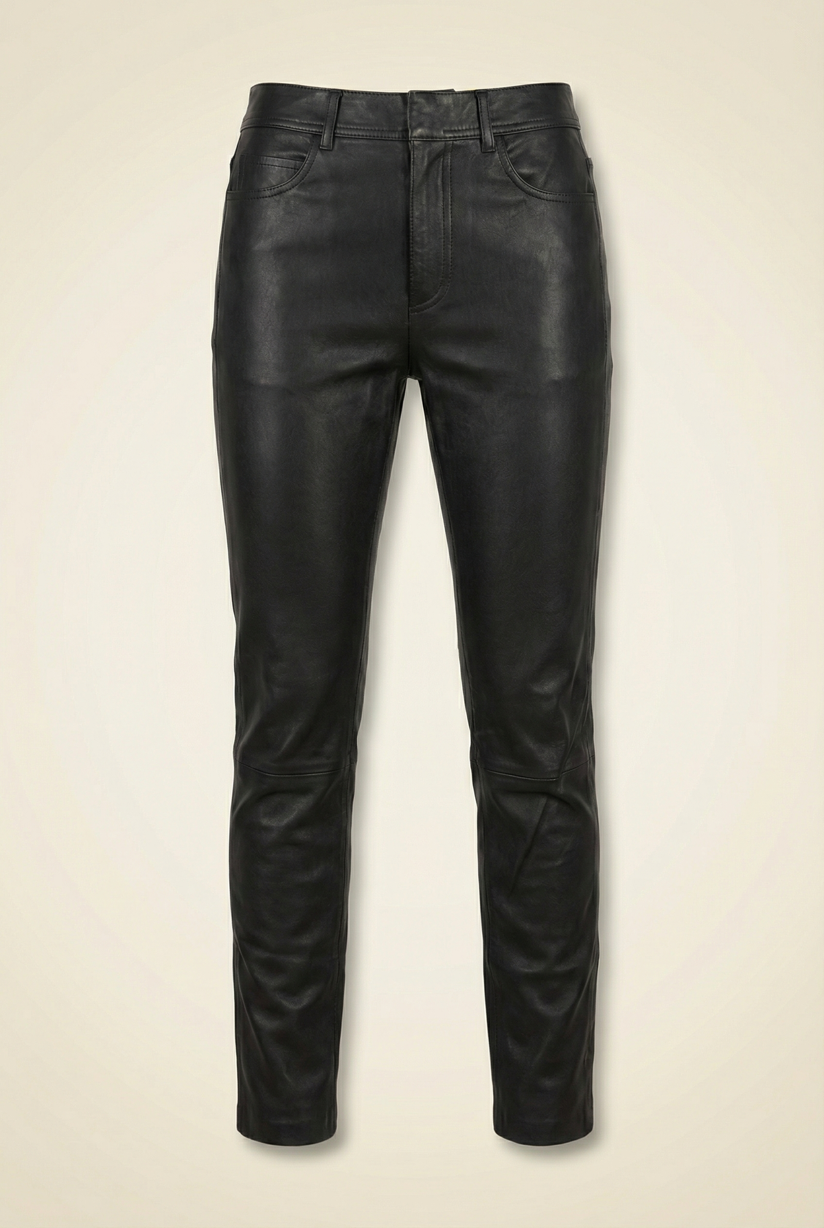 Slim Leather Pants