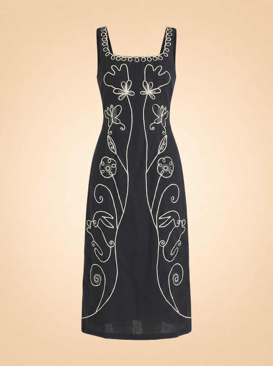 Ruxandra Midi Dress ghost_front