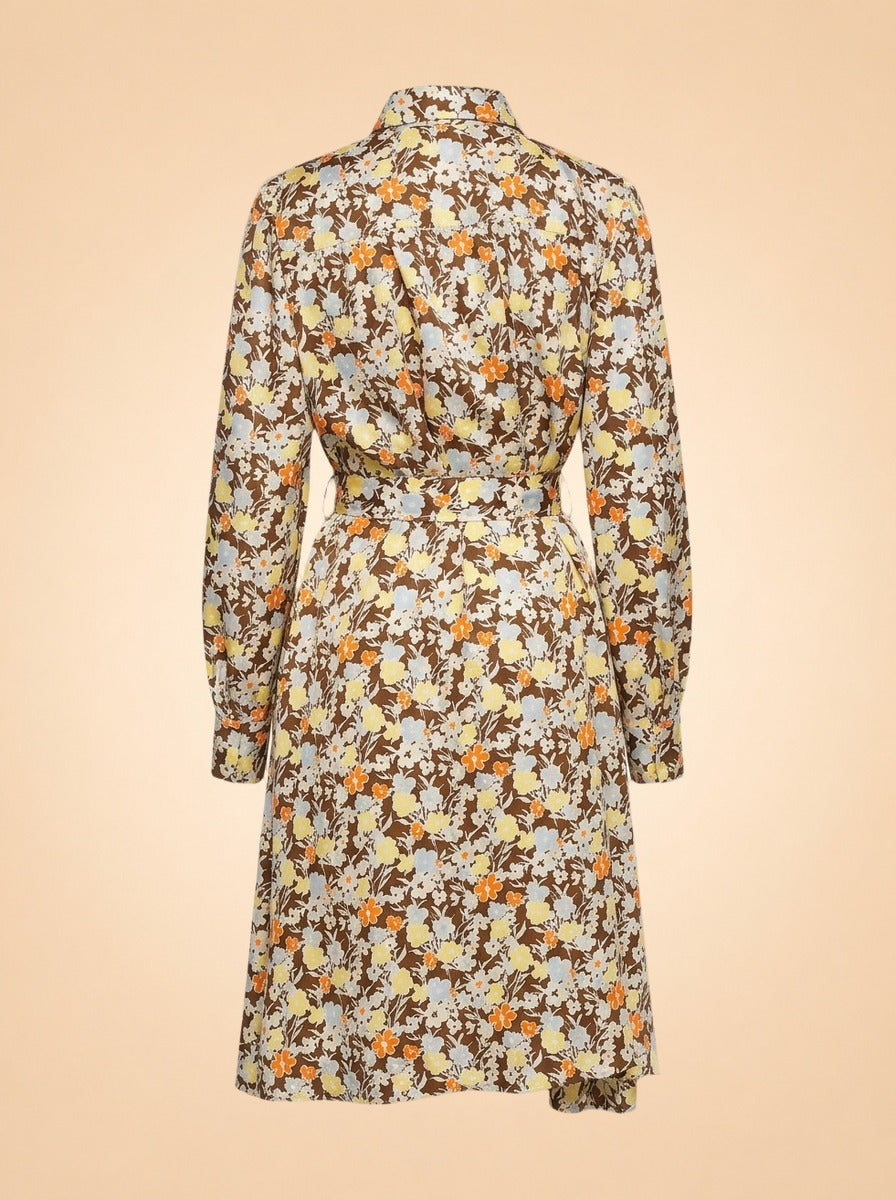 Silk Midi Length Dress