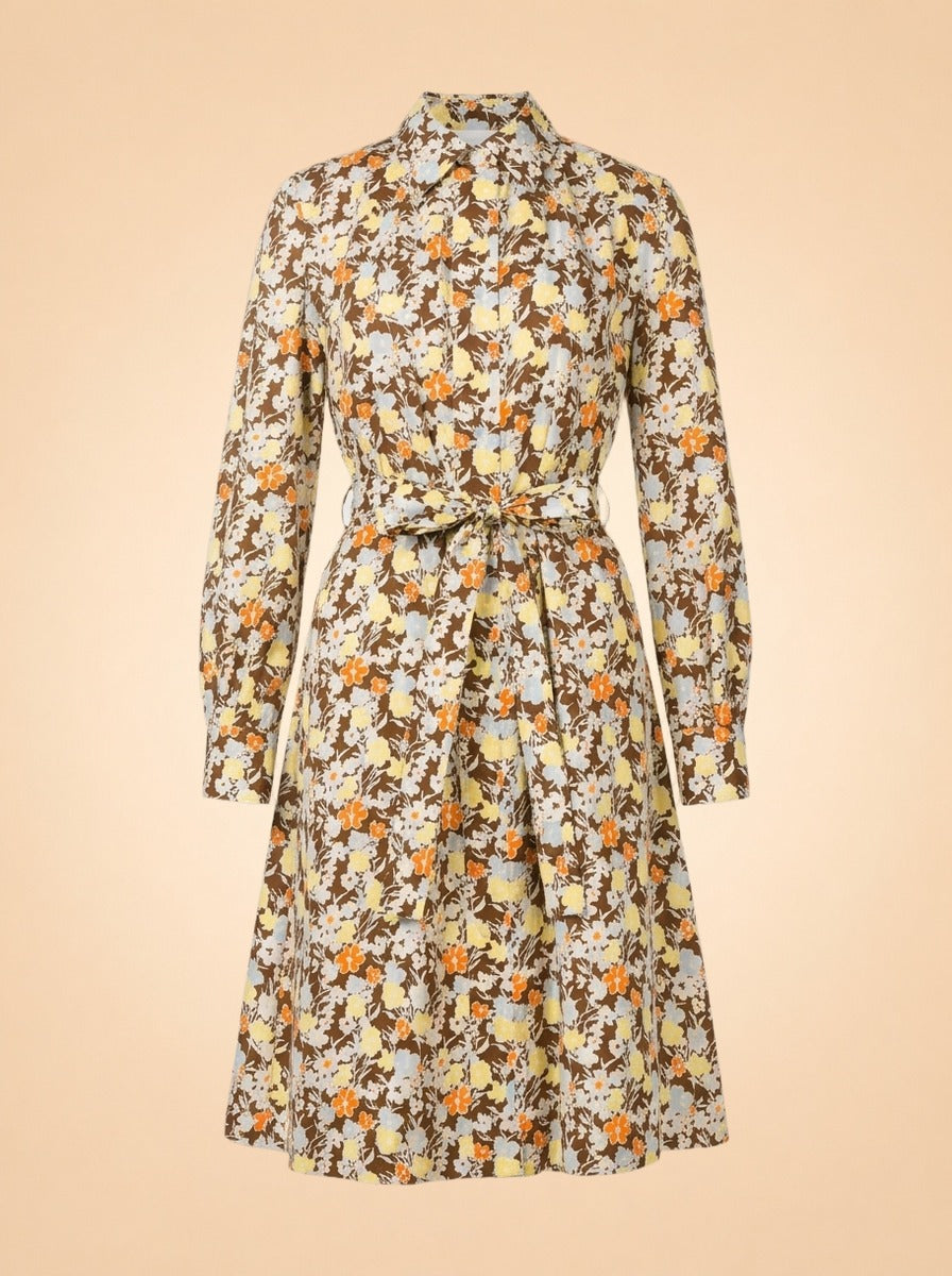 Silk Midi Length Dress