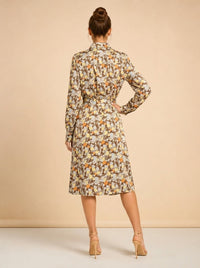 Silk Midi Length Dress