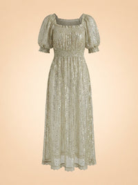 Sparkly see-through dress ghost_front