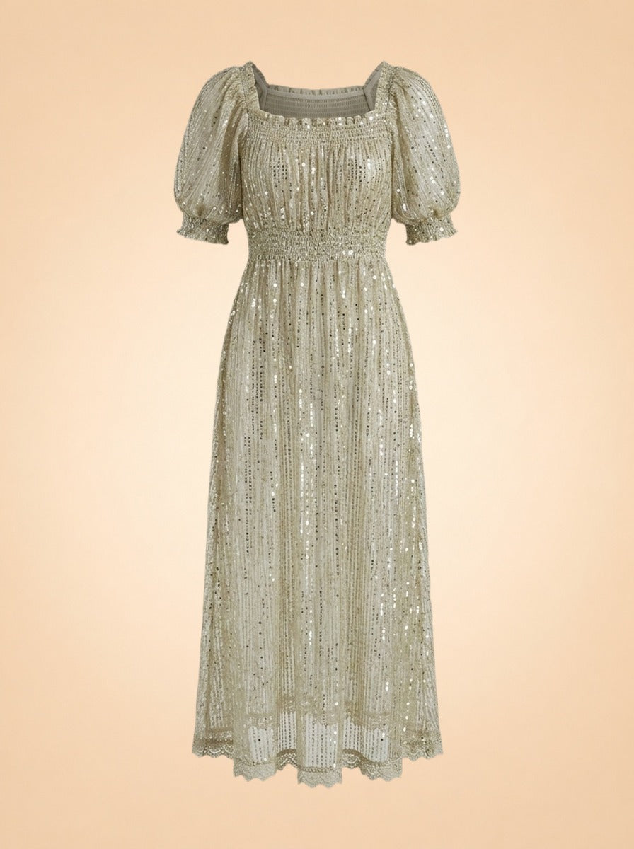 Sparkly see-through dress ghost_front