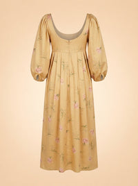 Sylvie Fleur Puff-Sleeve Dress — Rebecca Taylor