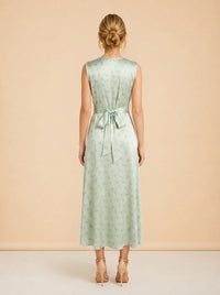 Tahlia Silk Maxi Dress — DÔEN