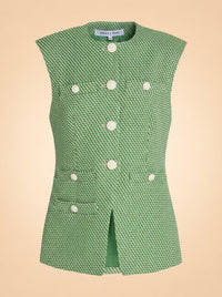 Tamara Tweed Vest ghost_front