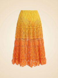 Sunset Midi Skirt - back