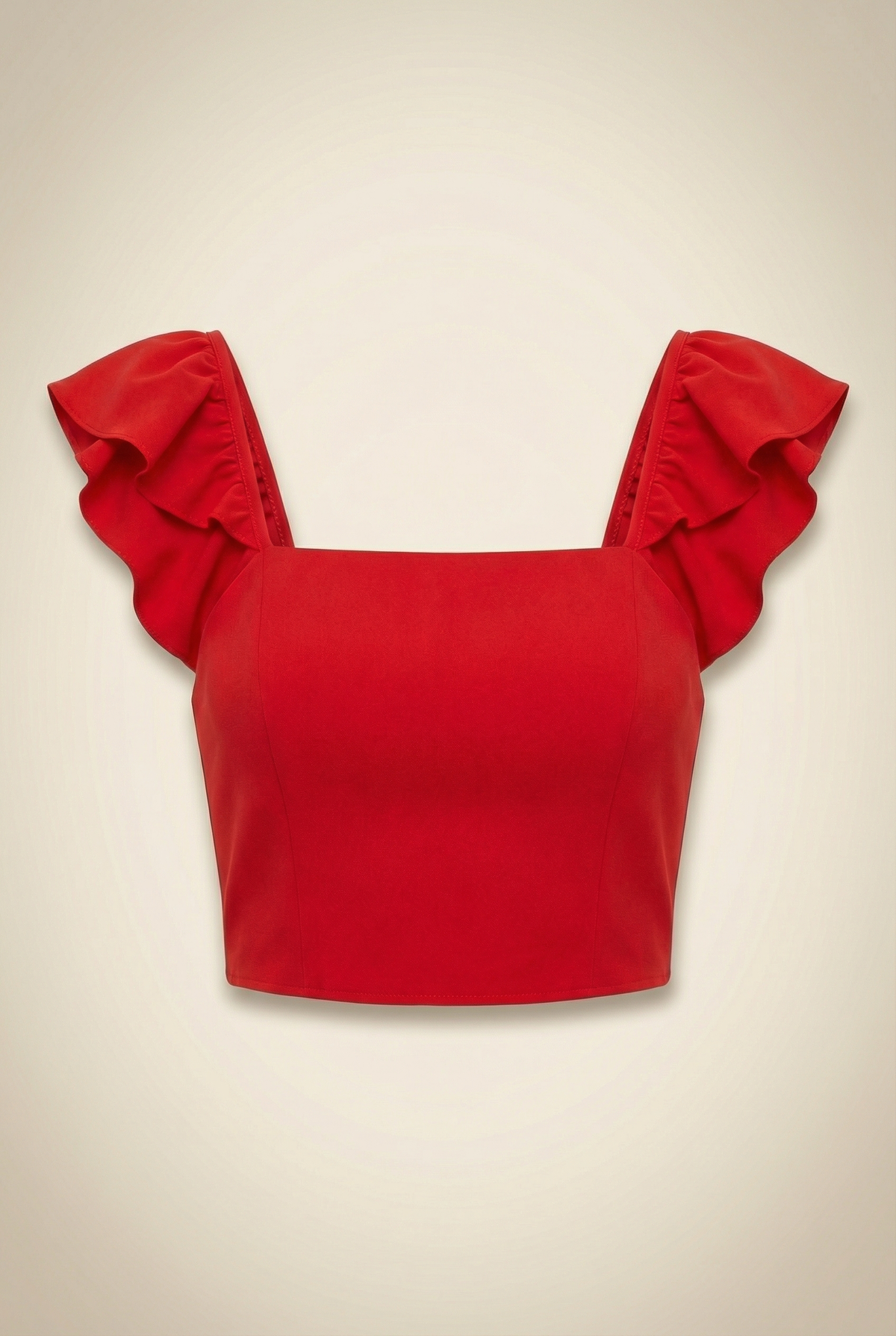 Red Crop Top